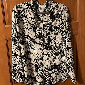 Express portofino slim fit blouse size L